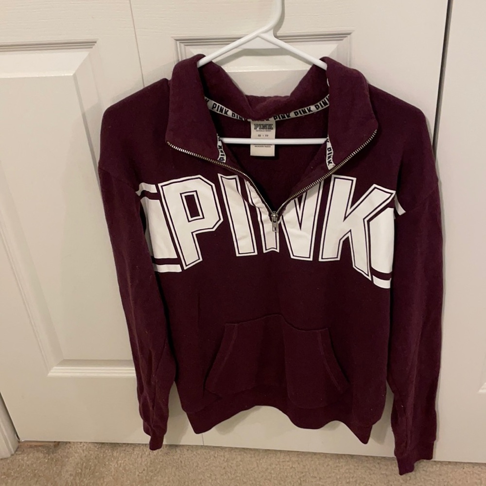 PINK Victoria’s Secret half zip sweatshirt